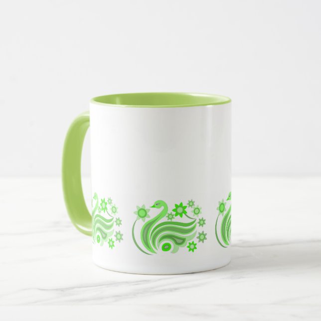 CANECA CRIATIVA DE PÁSSARO PARA PRESENTE (Frente Esquerda)
