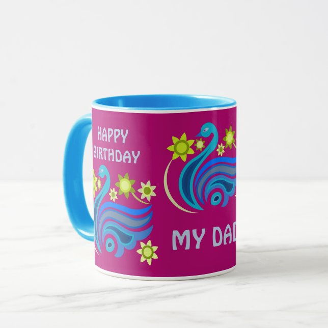 CANECA CRIATIVA DE PÁSSARO PARA PRESENTE (Frente Esquerda)