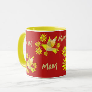 CANECA CRIATIVE BIRD MUG PARA A MOM PRESENTE