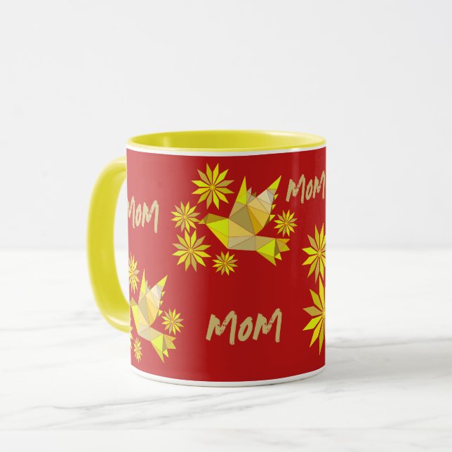 CANECA CRIATIVE BIRD MUG PARA A MOM PRESENTE (Frente Esquerda)