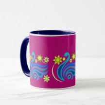 CRIATIVE BIRD MUG PARA PRESENTE