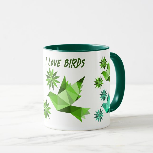 CANECA CRIATIVE BIRD MUG PARA PRESENTE (Frente Esquerda)