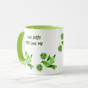CANECA CRIATIVE BIRD MUG PARA PRESENTE