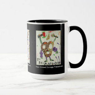 Caneca Criaturas assustadores da mente de Brian Dodd