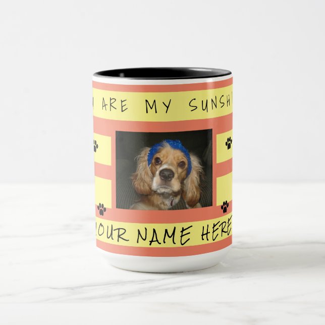 Caneca Crie seu próprio canhão de fotos (Centro)