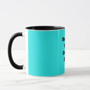 Caneca Crie seu próprio ciano
