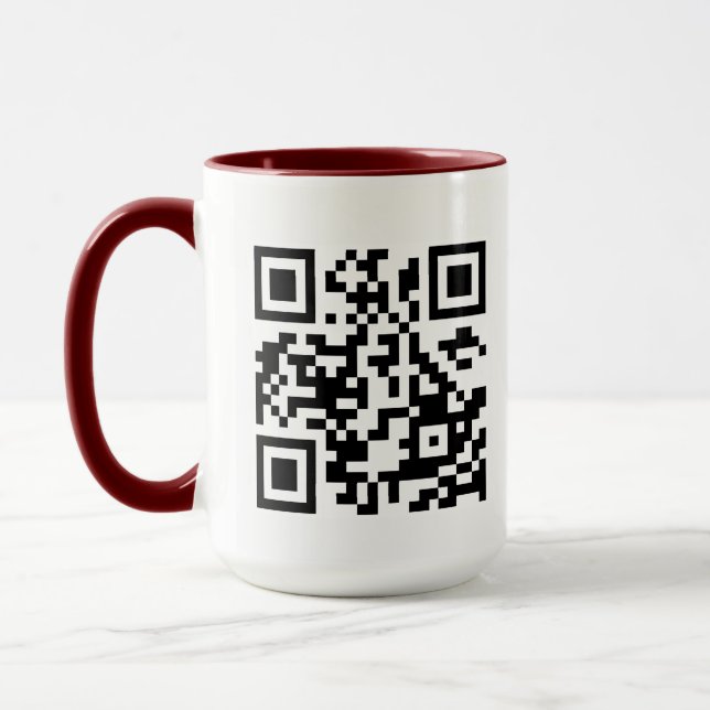 Caneca Crie Seu Próprio Código QR (Esquerda)
