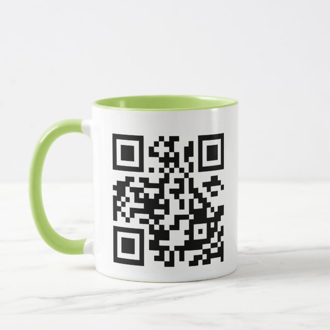 Caneca Crie Seu Próprio Código QR (Esquerda)