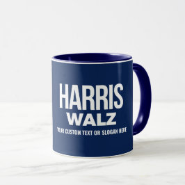 Caneca Crie seu próprio Harris Walz 2024