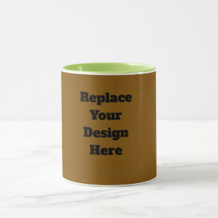 Caneca Crie seu próprio marrom
