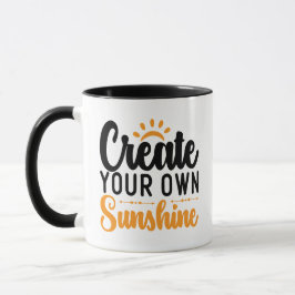Caneca Crie seu próprio sol 11 oz
