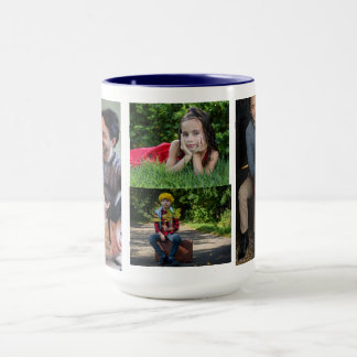 Caneca crie sua própria coleção de fotos moderna Mug