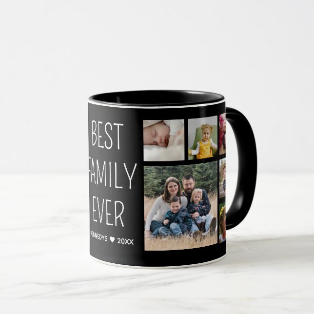 Caneca Crie Sua Própria Família 12 Fotografias Sempre Pre (Frente Esquerda)