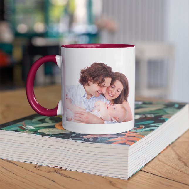 Caneca Crie sua própria foto personalizada (Criador carregado)