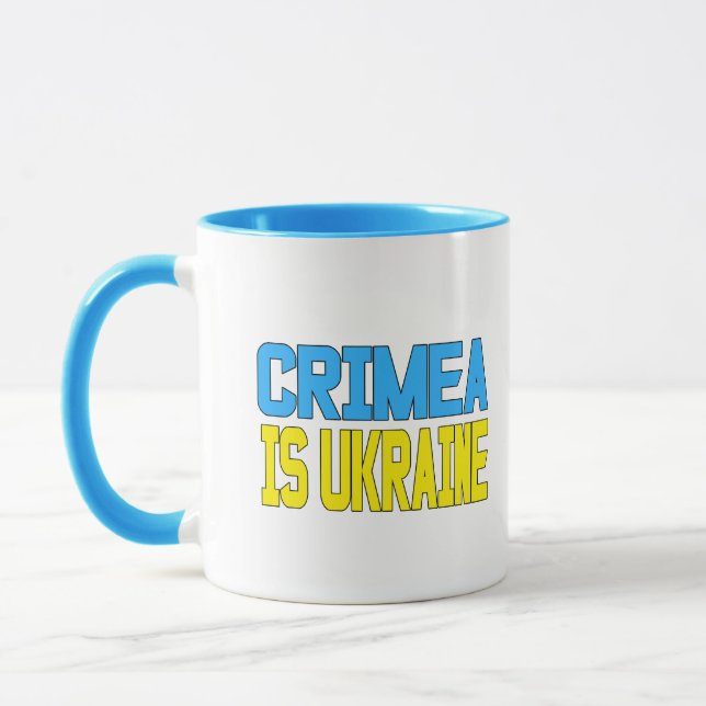 Caneca Crimeia é a Ucrânia (Esquerda)
