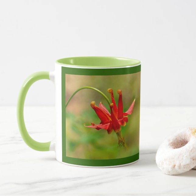 Caneca Crimson Columbine Mug (Com Donut)