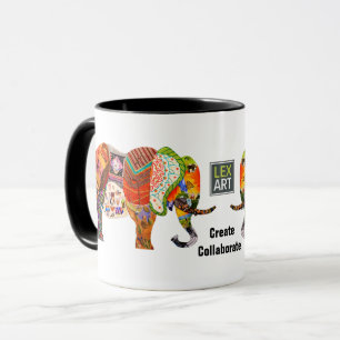 Caneca Crio LexArt Colaborar Mug de Elefante