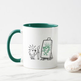 Caneca Crio, PORTANTO, ARTE! por Jeff Willis Art