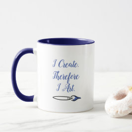 Caneca Crio, PORTANTO, I ART - AZUL de Jeff Willis Art