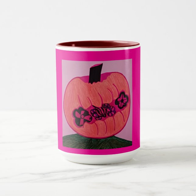 Caneca Crisálida Em Uma Abóbora (Centro)