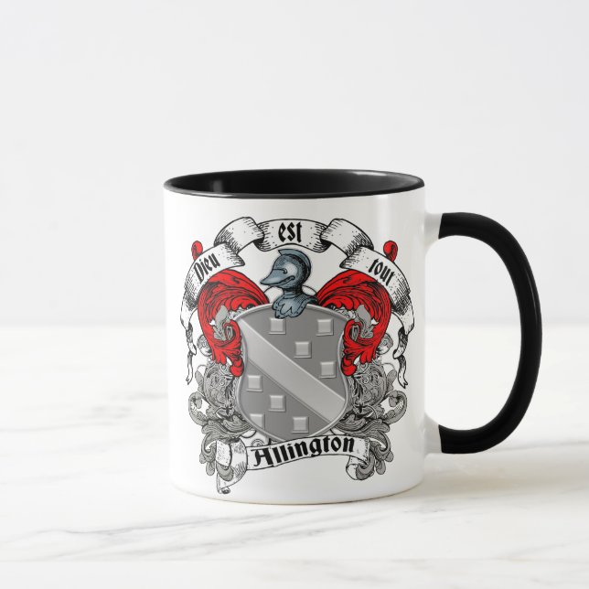Caneca Crista da família de Allington (Direita)