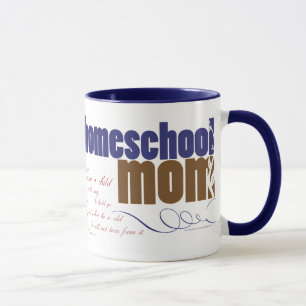 Caneca cristã do homeschool - mamã de Homeschool