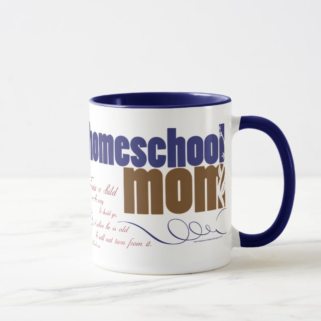 Caneca cristã do homeschool - mamã de Homeschool (Direita)