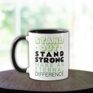 Caneca Cristã Fé Motivacional Cristã Negrito Verde Colori