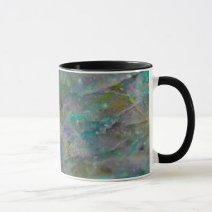 Caneca Cristal de Rocha Mármore Multicolorido Arco-Íris