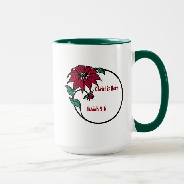Caneca Cristo é Nascer Personalizar Ti Natal (Direita)