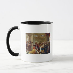 Caneca Cristo na casa de Simon o Pharisee, 1660