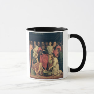 Caneca Cristo que lava os pés dos discípulo
