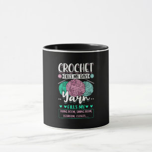 Caneca Crocheting - Crochet Preenche Meus Dias
