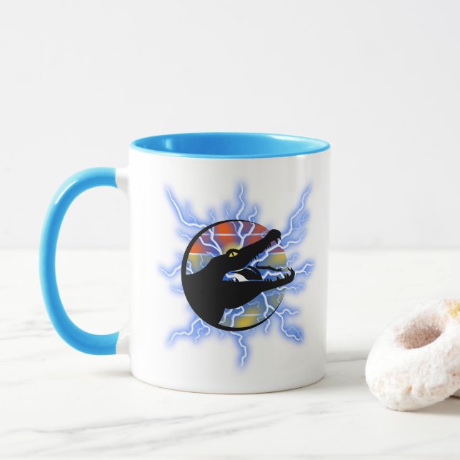 Caneca Crocodilo (Com Donut)