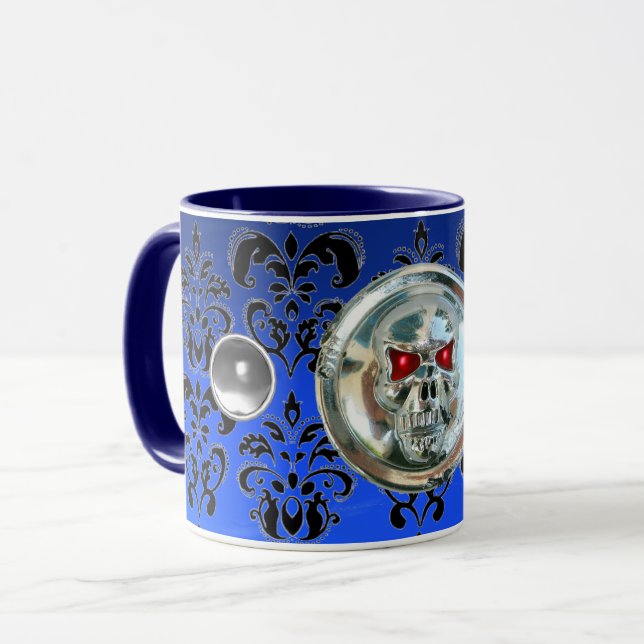 CANECA CROME SKULLE RIDERS NOTURNOS BLUE BLACK (Frente Esquerda)