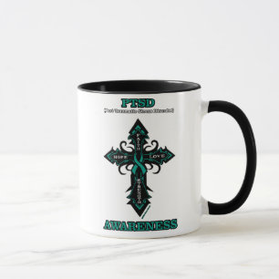 Caneca Cross/Conscientização...PTSD
