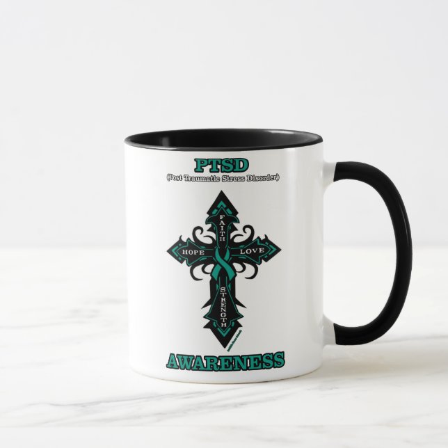 Caneca Cross/Conscientização...PTSD (Direita)