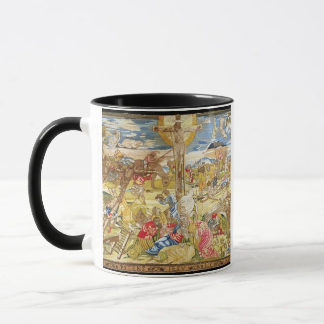 Caneca Crucificação, 1609 (bordado) (Esquerda)