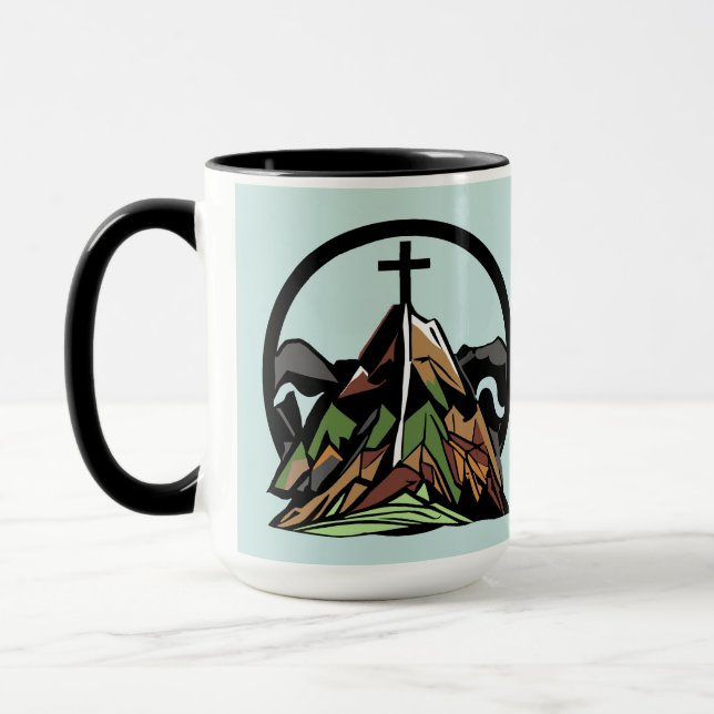 Caneca Cruz Cristã Velha e Resistente (Esquerda)