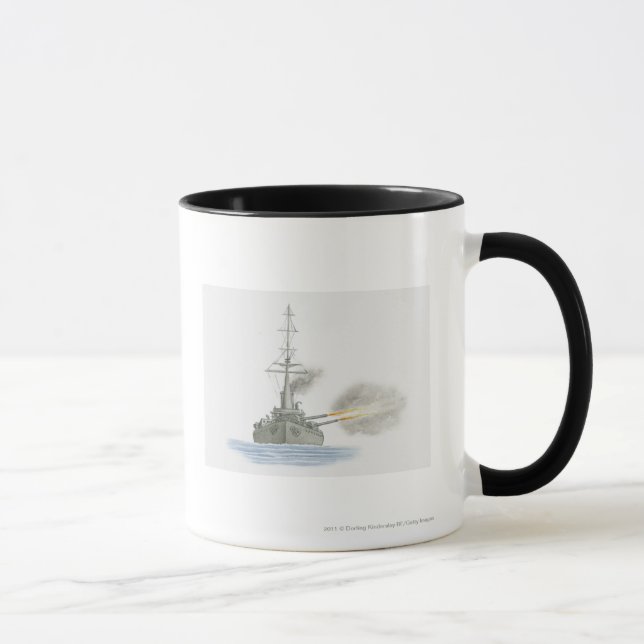 Caneca Cruzador de batalha britânico (Direita)