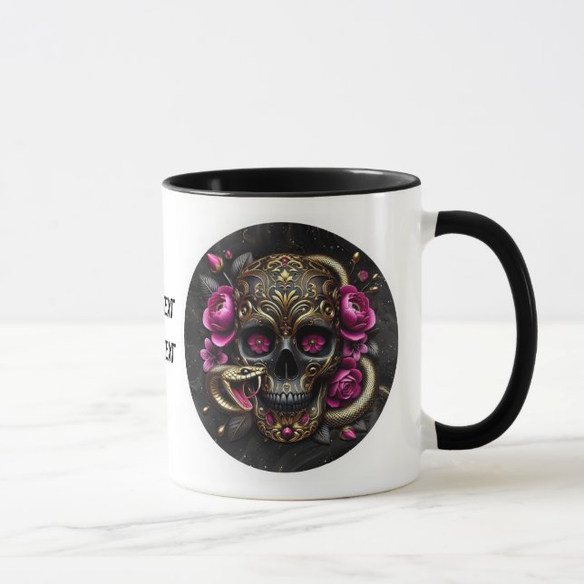 CANECA CRUZAR COM COBRA PERSONALIZADO. (Direita)