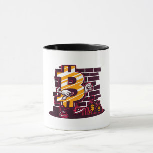 Caneca Crypto Hustler: Bitmoney Street King