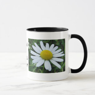 Caneca Crysanthemum branco de taça