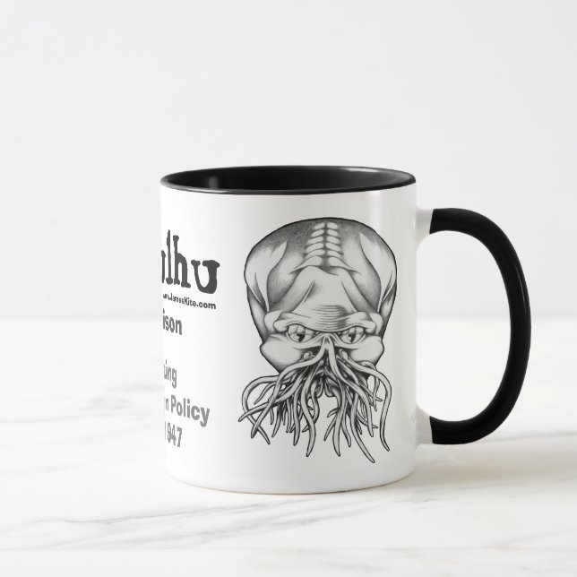 Caneca Cthulhu: Ligação do CIA (Direita)