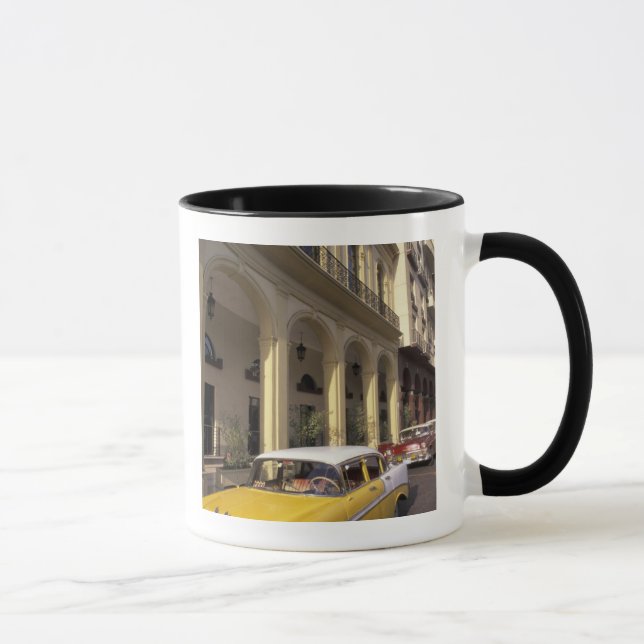Caneca Cuba, Havana. Chevys coloridos da década de 1950 (Direita)