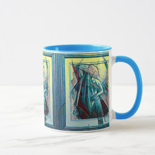 Caneca Cubist Art Deco Belly Dancer