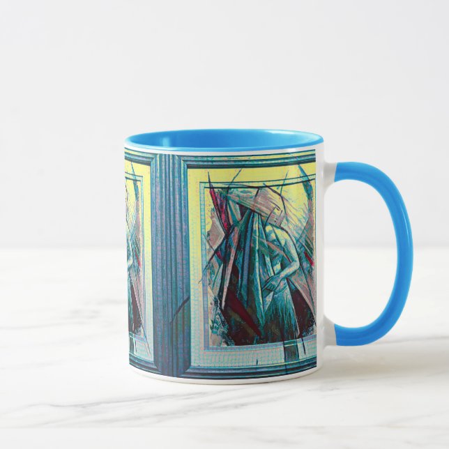 Caneca Cubist Art Deco Belly Dancer (Direita)