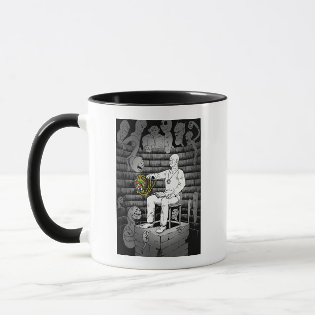 Caneca Cubo Mágico com Monstros (Esquerda)