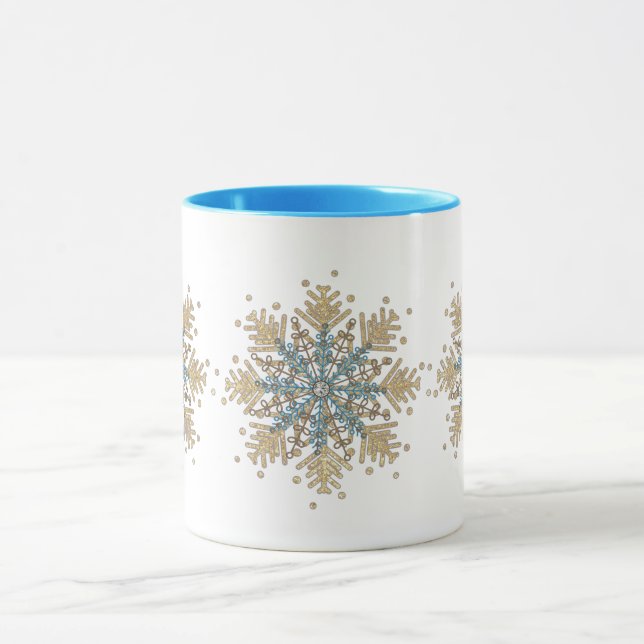 Caneca Cuddle Season Snowflake Mug (Centro)