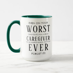 Caneca Cuidador de Propriedade Engraçado Cuidador Feliz